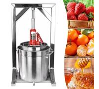 Presse à vin de cidre, presse manuelle hydraulique en acier inoxydable pour la production d'huile de raisin, de baies et d'olive