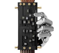 Presse-accords de guitare - Pratique pour la pratique - Accessoire de guitare portable - Aide à l'apprentissage des accords de guitare - Outil d'enseignement pratique pour débutants, adultes