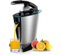 Cecotec Presse-agrumes électrique à bras EssentialVita Hyden 600 Steel. 600 W, filtre en acier inoxydable, 2 cônes amovibles, levier de pression, système anti-goutte, compatible lave-vaisselle.