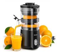 Presse Agrume Electrique 100W Puissant - Extracteur de Jus Professionnel pour Oranges, Citrons, Grenades - Haut Rendement, Anti-Gouttes, Facile à Nettoyer