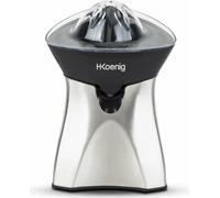Presse-agrume électrique - H.KoeNIG AGR60 - 2 cônes interchangeables - Bec verseur anti-goutte - Inox