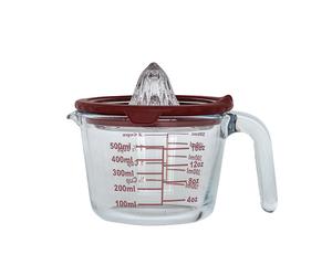 Presse-agrume manuel avec pichet gradué en verre 500 ml Pebbly