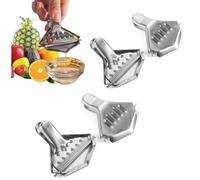 Presse agrume manuel4 pcs presse-citron en acier inoxydablepince fruit manuelgadget de cuisinepour PRESSE-FRUIT