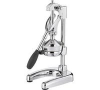 Cilio Presse-agrumes manuel AMALFI | acier inoxydable | presse-agrumes à la main pour 25 % de jus en plus | faible effort | presse-fruits professionnel | 22,5 x 19,5 x 43,5 cm, chromé