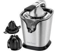 Profi Cook PC-ZP 1154 - Presse agrumes - Poignées anti touch - 2 cones de jus - Fonction anti goutte - 160 Watts - Couleur Argent et Noir