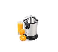 Presse-agrume XP4 - 300W - 2 cônes de pressage - Bras de levier - Bec verseur anti-goutte - Acier inoxydable - Couleur Argent