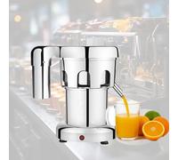 Presse-Agrumes 550W, Extracteur de Jus Électrique Centrifuge, Presse à Fruits en Acier Inoxydable, Séparation Automatique Pulpe, Idéal pour Restaurant et Café