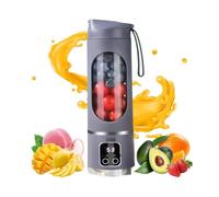 Presse-agrumes à affichage numérique intelligent, mélangeur multimode portable et adapté à un régime alimentaire, USB, 450 ml, presse-agrumes portable pour milkshakes et smoothies, petit mixeur