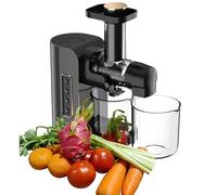 Presse-agrumes À Froid 150 W, Extracteur de Jus À Moteur Silencieux, Presse-agrumes À Mastication Lente avec 3 Modes de Mastication, pour Fruits Et Légumes Entiers