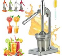Presse-agrumes à main très résistant, idéal pour une utilisation sur le plan de travail, facile à nettoyer, parfait pour jus d'oranges, citrons et citrons verts dans la maison et la cuisine