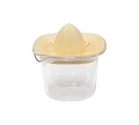 Presse agrumes bol gradué vanille - - Jaune - Verre