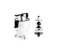 Presse Agrumes Double Cônes Avec Filtre En Acier Presspod Blanc