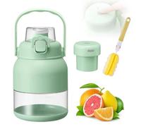 Presse-Agrumes éLectrique 2025, 790 Ml, Avec Paille Et Deux Couvercles, Chargement USB Rapide, Mixeur de Jus Et Smoothies Frais à Emporter(Style B)