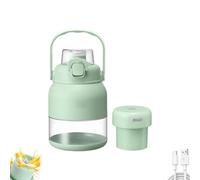 Presse-agrumes électrique 28 oz, multifonctionnel, grande capacité, portable, sans fil, avec paille et 2 couvercles, for smoothies de voyage(Upgraded)