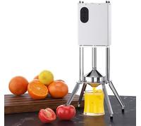 Presse-agrumes électrique de qualité commerciale - Presse-agrumes robuste en acier inoxydable pour jus d'orange, citron, citron vert et pamplemousse pour un usage domestique et commercial