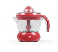 Presse-agrumes électrique - LIVOO - DOD131RC - 25 W - 1 grand cône et 1 petit cône - 700 ml - Rouge