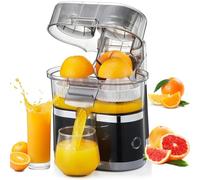 Presse-agrumes électrique - Machine à jus d'agrumes, puissance de 100 W, capacité de 500 ml, double tête automatique, 18 000 tr/min pour jus d'orange frais
