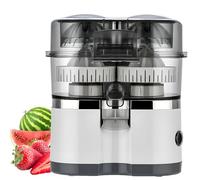 Presse-agrumes électrique, presse-agrumes à double tête, extraction rapide, pour citrons, oranges et pamplemousses white