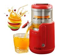 Presse-agrumes électrique, presse-citron portable rechargeable par USB, opération à une touche, rendement de jus élevé, presse-agrumes orange sans fil pour cuisine voyage camping red