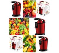 Presse-agrumes électrique ROUGE Bras articulé Design puissance 160W en acier inoxydable ROUGE