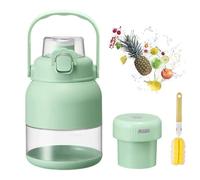 Presse-Agrumes éLectrique Sans Bpa 500 Ml, Avec Paille Et Deux Couvercles, Mixeur Pour Jus Frais Et Smoothies, Portable, Grande Capacité, IdéAl Pour La Maison Et Les Voyages(Style A)