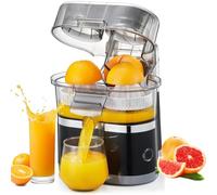 Presse-agrumes électriques, moteur 100W 18000RPM, pressoir à citron orange double de 500 ml, extension sans pulpe à haut rendement, pièces de sécurité pour lave-vaisselle pour cuisine d'intérieur