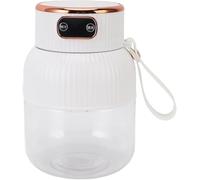 Presse-agrumes, extracteur de jus portable, mini-extracteur de jus, une tasse et deux couvercles, démarrage/nettoyage par un seul bouton, agitateur 304 à 10 feuilles, capacité de 600 ml(C)