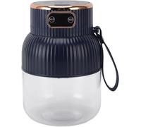 Presse-agrumes, extracteur de jus portable, mini-extracteur de jus, une tasse et deux couvercles, démarrage/nettoyage par un seul bouton, agitateur 304 à 10 feuilles, capacité de 600 ml(B)