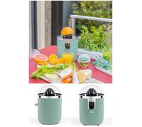 Presse-agrumes Fruits électrique vert 0.4l Design puissance 70W en acier inoxydable Vert pastel