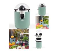Presse-agrumes Fruits électrique vert Pastel 0.4l Design 70W en acier inoxydable Vert pastel 2 cônes