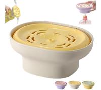 Presse-agrumes - Idéal pour les plats de lavage - Distributeur de détergent réutilisable - Grande pompe à jus pour savon liquide - Portable - Blanc
