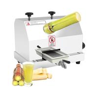Presse-agrumes manuel à 3 rouleaux en acier inoxydable pour canne à sucre, extracteur manuel pour restaurant, snacks