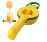 Presse-agrumes manuel à main, presse-citron manuel - Poignée antidérapante confortable pour une utilisation à la maison et dans les bars - Portable pour petit-déjeuner familial, camping et préparation