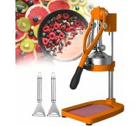 Presse-agrumes manuel avec base en fonte et ventouse pour presser les fruits et extraire le jus de fruits