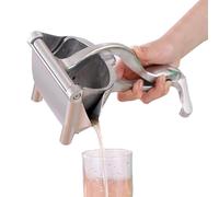 Presse-agrumes manuel, bec verseur anti-goutte, en d'aluminium, extracteur de jus de citron, design léger, pour jus, cocktail, cuisine