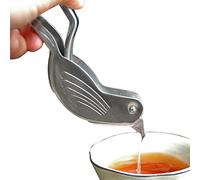 Presse-agrumes manuel en acier inoxydable, design oiseau, presse-jus solide portable pour citrons et citrons verts, gadget de cuisine pour la maison, la cuisine, le bar ou le restaurant