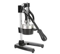 Presse-agrumes manuel en fonte, extra large, de qualité commerciale, presse-agrumes très résistant, noir