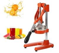 Presse-agrumes Manuel en Fonte Robuste - Presse-agrumes pour Citron, Grenade, Citron Vert Et Agrumes, avec Filtre en Acier Inoxydable, Facile À Nettoyer Orange
