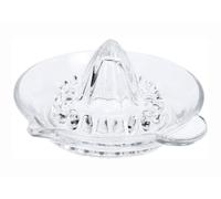 Presse-agrumes manuel en verre avec bec verseur - Idéal pour citrons et oranges - Résistant au lave-vaisselle - 1x presse-agrumes (14,5 cm)