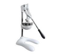 Presse-Agrumes Manuel, Extracteur De Jus à Main avec Passoire en Acier Inoxydable Et Base en Caoutchouc AntidéRapante pour Une Stabilité Optimale(White/48cm)