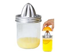 Presse-Agrumes Manuel | Extracteur De Jus Portable Pour Cuisine,Couvercle d'Extracteur de Jus avec Bocal en Verre - Pour Cuisine Domestique, Orange, Citron Vert, Pique-Nique En Plein Air