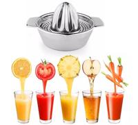 Presse Agrumes Manuel Inox, Presse Citron Manuel, Presse Orange Manuel, Robuste et Durable, Pour Citrons, Limes, Oranges, Pamplemousses Et Agrumes pour Cuisine, Bar, Restaurant