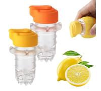 Presse agrumes Manuel, lemon Squeezer, Presse-Citron à vis avec un Filtre Intégré, Mini Presse Agrume Manuel Plastique,Facile à transporter Pour Utilisation Dans Les Restaurants,Cuisines B)