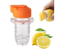 Presse agrumes Manuel, lemon Squeezer, Presse-Citron à vis avec un Filtre Intégré, Mini Presse Agrume Manuel Plastique,Facile à transporter Pour Utilisation Dans Les Restaurants,Cuisines (Orange)