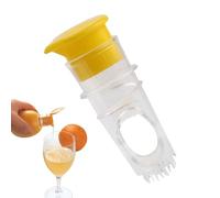 Presse-agrumes manuel portable avec récipient à vis, extracteur de jus de fruits compact pour la cuisine, le camping, la randonnée et les activités de plein air