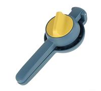 Presse-agrumes manuel pour oranges, citrons et citrons verts, compact et léger avec une simple pression et un nettoyage facile (bleu)