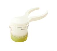 Presse-agrumes manuel pour utilisation en cuisine - Presse-citron portable avec poignée ergonomique et matériaux pour une extraction facile du jus des agrumes (beige)