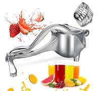 Presse-agrumes Manuel - Presse-agrumes Manuel en Aluminium, Levier de Presse Manuel Portable, Prise Confortable, Pression Facile Et Jus Rapide pour Citron, Orange, Citron Vert