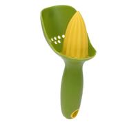 Presse-Agrumes Manuel Presse-agrumes manuel en plastique, alésoir à agrumes, Orange et citron, Portable, pressage de fruits, coupe cuisine, 4 pièces Pour Cuisine, Bar(Black)