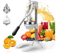 Presse-Agrumes Manuel, Presse-Oranges en Fonte, Grand Format, Convient pour Les Oranges, Citrons, Citrons Verts Et Grenades, Facile à Nettoyer(C)